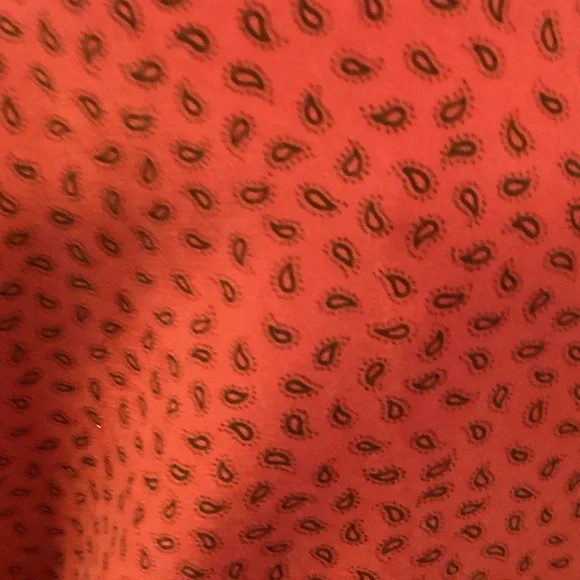 Ellen Tracy Chic Red Silk Pantsuit - Picture 7 of 16